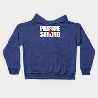 Palestine Strong - Watermelon Fist - Double-sided Kids Hoodie